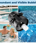 2 HP 240V Spa Blower Replacement for Air Supply Quiet Shock Absorbing Easy Installation for Pool Hot Tub and Spa Plumbing