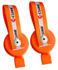 Lockout keys with magnets for UFP surge brakes, orange straps, 2 pcs