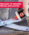 Go To All Purpose Lubricant Oil 3 Oz Squeeze Bottle Pack Of 2 applying oil to scissors to reduce friction and stop squeaks