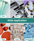 Wide applications of 145 Piece Wool Felt Polishing Pads And Buffing Bits Kit for glass, metal, jewelry, plastic, wood, medical equipment
