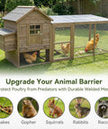 Chicken coop with Hardware Cloth 8 Inch Wide 25 Ft Galvanized Wire Mesh One Quarter Inch Openings for pest protection.