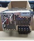 Drop In Din Rail Switching Power Supply For Industrial Automation And Comms Gear Solid 12 Volt Adapter rear view with connections.