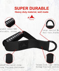 Heavy Duty Rubber Exercise Handles Built Different For Crushing Heavy Reps, Non Slip Workout Grip Attachments for Cable Machines with black rubber grip.