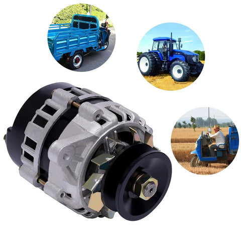 2000W Brushless Permanent Magnet Generator With Single Wheel For Agriculture 24V Low Noise And High Efficiency 4500 RPM Operation