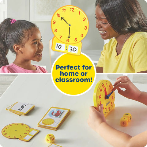 Time Learning Activity Set With Teaching Clocks For Kids Hands On Time Practice Classroom Must Haves For Elementary And Montessori