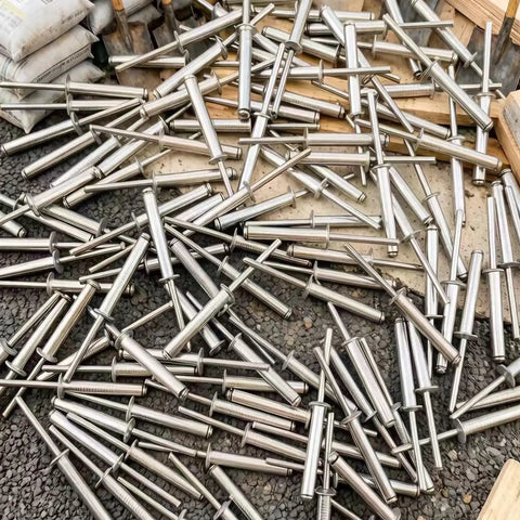 Bulk 100 Piece Aluminum Blind Rivets Kit With Closed End Pop Rivets, Rust Resistant for Metal Wood Plastic and Marine DIY Repairs