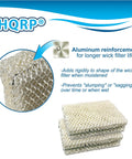 4 Pack Wick Humidifier Filters Replacement For Essick Air HDC12 Evaporative Humidifiers EA1407 HD1409 And Kenmore 32-14911 Compatible