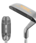 Two Way Dual Sided Golf Chipper Putter With 36 Degree Loft For Right And Left Handed Players, Short Game Wedge, Silver TUG071