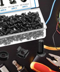 M6 Rack Mount Screws Kit 45 Pack With Cage Nuts And Washers For Server Racks Cabinets Routers And Network Gear Designed For Square Hole Racks