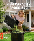 Compact 14 Inch Brushless Cordless Lawn Mower With Dual 5Ah Batteries, Long Runtime, Push Mower For Yard Garden Farm, 5 Position Height Adjustment, Lightweight Easy Start And Low Maintenance, 9 gal grass bag