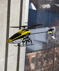 120S2 RC Helicopter BNF With SAFE Technology, Lightweight Carbon Fiber Airframe, Durable Polymers, Flying Outdoors