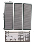 Backplate Filter Cover For PC Case Rear Panel 5.8 By 17 CM 2.28 By 6.69 IN IO Shield For Motherboard Mesh And Cooling Fans
