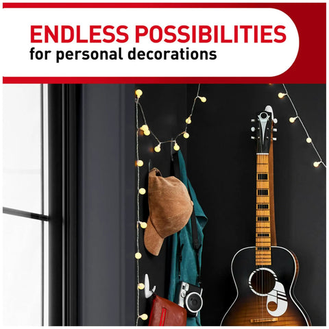 Medium Clear Damage Free Hanging Hooks Set With Six Hooks And Clear Strips For Easy Clean Wall Mounts Strong Yet Removable No Nails Needed Ideal For Dorms Apartments And Home Organization