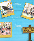 Illustration showing Eilik And Panxer Combo Set Cute Robot Pets Toys RC Battle Tank scenarios: fitness, playtime, family gatherings.