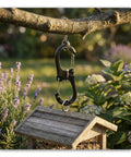 1kN Swivel DoubleEnded Carabiner Clip Set Built To Haul Heavy Duty Wire Gate Carabiners hanging on tree branch in garden