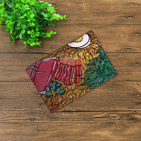 Funny Vintage Ramen Metal Sign Wall Art 8 By 12 Inch Tin Poster For Home Room Garage Office Decor Rustic Kitchen Cafe Vibes