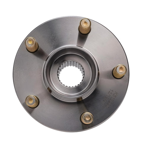 Top view of 2-Piece Front Wheel Bearing Hub Assembly For Subaru Legacy And Outback 2005-2014, 5 Lug, ABS Encoder, 4-Bolt Flange