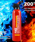 Compact Water Based Portable Fire Extinguisher With Mount Bracket For Home Kitchen Car Boat RV And More 620ml Class A B C K Fire Safety In Tight Spaces With Easy Mount And Secure Storage