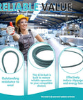 V Belt Replacement Three Eighths Inch By Forty Four Inches For 6744 3LK440 Aramid Fiber Drive Belt with worker in factory