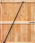 No Sag Gate Brace Kit For Wood And Ornamental Gates Up To Eight Feet Tall And Six Feet Wide Installs In Minutes on wooden gate