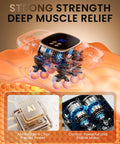 16 Head Percussion Massage Gun Deep Tissue Back Massager With AI chip and powerful motor for full body recovery