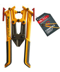 Power Grip 18 Inch Bolt Cutter With Folding Handles For On The Go Jobs Heavy Duty CR MO Steel Cutting Heads Built To Last