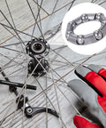 Six Pack Bicycle Crank Bearing Set 5/16 Inch 7 Balls 38 OD 24 ID 8 MM Ball Size Replacement Bottom Bracket Bearings for Bikes Repair