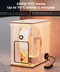 Large Capacity Filament Dryer Box For 1Kg To 5Kg Spools With Fast 70 C Heating, detachable chamber heater visible