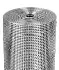 Quarter Inch Hardware Cloth Roll 36 By 50 Feet Galvanized Wire Mesh for Garden and Yard, close-up of roll