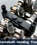 Close-up of the Pro Grade Camshaft Phaser Timing Chain Tool Kit for 3.6L Pentastar V6 Engines showing tool placement