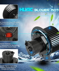 Beefy AC Heater Blower Motor With Fan for Ford F-Series Trucks 1987 1996 F-150 Bronco 1987 1997 F-250 F-350 Replacement Part