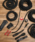 Pro Grade All In One Automotive Wire Loom Kit For Easy Wiring Protection And Boss Cable Management Split Tubing Heat Shrink