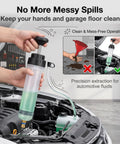 Sdidzad 500cc Auto Fluid Extractor Manifold Vacuum Oil Suction Syringe With Two Short Tubes Leak Proof Maintenance Tool For Cars And Suv in use