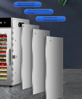 Commercial Freeze Dryer And Electric Food Dehydrator For Fruits Vegetables Meat And Seafood Stainless Steel Build showcasing layers of durable materials.