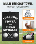 Premium Golf Towel Gift For Men And Golf Dudes With Clip Microfiber Cleaning Cloth Funny Practical Stocking Stuffer