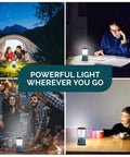 Beast 1500 Lumen Rechargeable LED Lantern With 12000mAh Power Bank, 360 Degree COB Lighting For Blackouts, Storms, And Emergencies