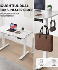 WankaMom Electric Standing Desk With Smooth Silent Lift And 154 Lbs Load Capacity, Premium Carbon Steel Frame with 48 inch tabletop.