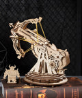 Hands On 3D Wooden Ballista Launcher Kit For Adults DIY Puzzle Model Toy And STEM Project that feels like real mechanical fun, wood model