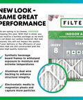 12x12x1 Air Filter MERV 8 Pleated Electrostatic Replacement For HVAC Furnace AC And Heat Pump 6 Pack Made In USA packaging