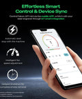 Falcon AP1 Mini Smoke Purifier For Laser Engravers app control, showing interface on smartphone for smart and device sync.