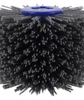 Wakauto Abrasive Nylon Fiber Polishing Wheel Brush For Wood Doors And Furniture With 60 Grit showing detailed bristle structure.