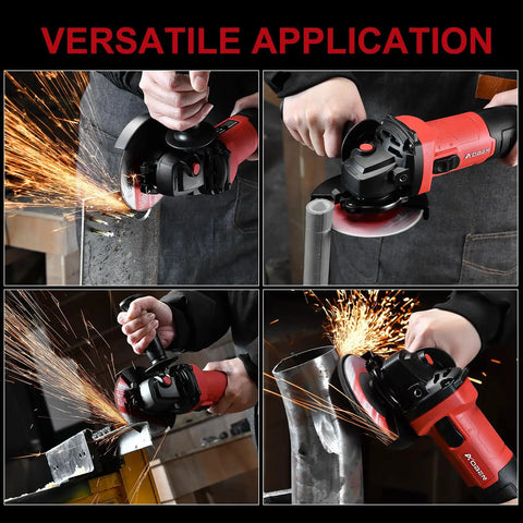 Beast 900W Angle Grinder 4-1/2 Inch Corded Electric Tool With 11,000 RPM And 7.5 Amp Motor used for cutting and grinding metal