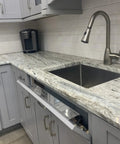 Two Pack Tilt Out Drawer Hinges Kit One Eighth Inch Overlay For False Fronts And Pull Out Trays installed in sink cabinet