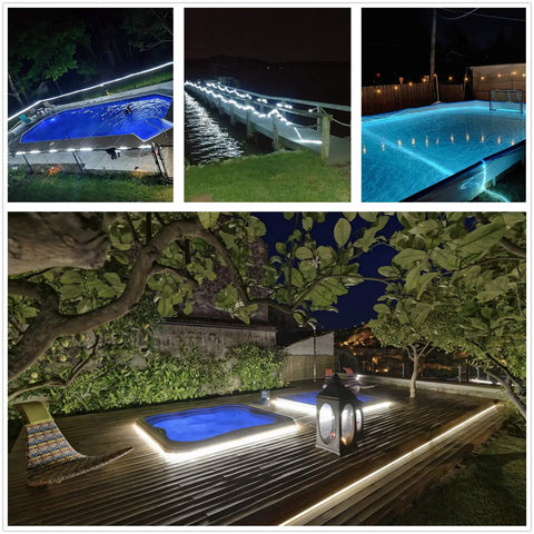 100Ft Purple LED Rope Lights For Indoor Outdoor Decor, Waterproof IP65, 110V Safe Electrical, Ideal For Deck, Patio, Backyard, Halloween And Christmas Parties, Flexible Copper Wire, Durable Indoor Outdoor String Lights