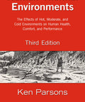 Cover of Step Up Your Game With The Third Edition Of Human Thermal Environments By Ken Parsons featuring red background.