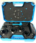 TMFT36 Bearing Tools Set Pro Grade Mounting Kit in open blue case with components for installing and removing bearings