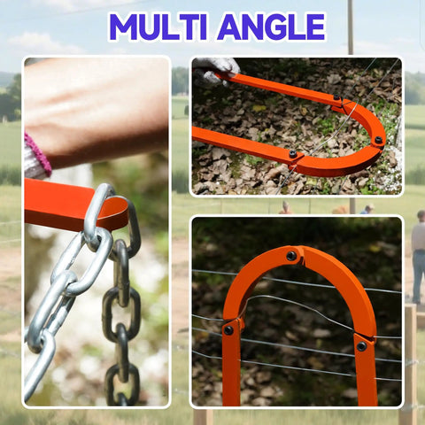Heavy Duty Fence Fixer For Barbed Wire And Livestock Fencing Quick No Nonsense Manual Repair Tool in multi-angle view