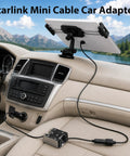 105W Car Power Adapter Cable With Step Up Converter from 12 24V to 30V in car dashboard setup
