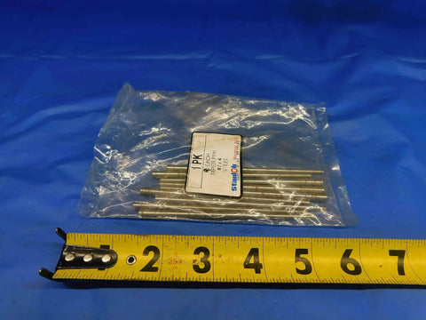 Pro Grade Taper Pins Nine Piece Bundle Size Two Diameter Four Inch Overall Length Milled From Hardened Carbon Steel USA Forged in packaging.