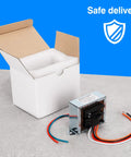 24V 40VA Control Transformer For HVAC And Furnace With 24V Secondary Isolation Primary 120 208 240V shown with packaging